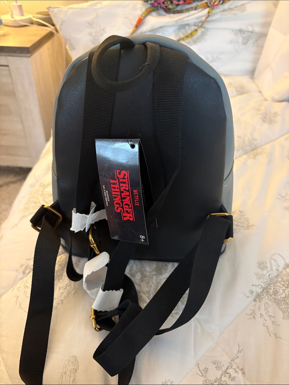 Stranger Things Black Mini Backpack